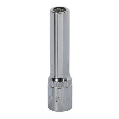 Sealey - WallDrive Socket 6mm Deep 1/4inchSq Drive Fully Polished