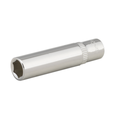 Sealey - WallDrive Socket 8mm Deep 1/4inchSq Drive Fully Polished