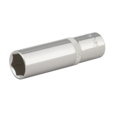 Sealey - WallDrive Socket 13mm Deep 3/8inchSq Drive Fully Polished