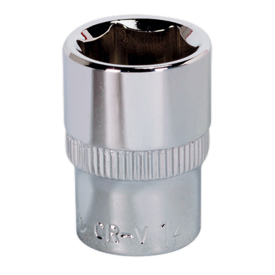Sealey - WallDrive Socket 14mm 3/8inchSq Drive Fully Polished