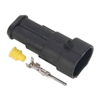 Sealey - Superseal Male Connector 2-Way Pack of 5