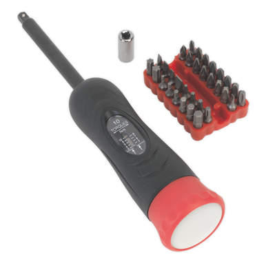 Sealey - Torque Screwdriver Set 34pc 2-10Nm 1/4inchSq Drive