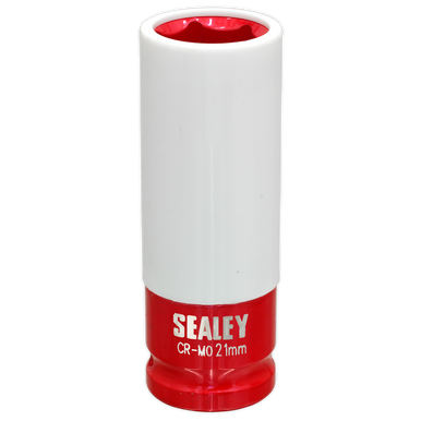 Sealey - Alloy Wheel Impact Socket 21mm 1/2inchSq Drive
