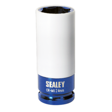 Sealey - Alloy Wheel Impact Socket 24mm 1/2inchSq Drive