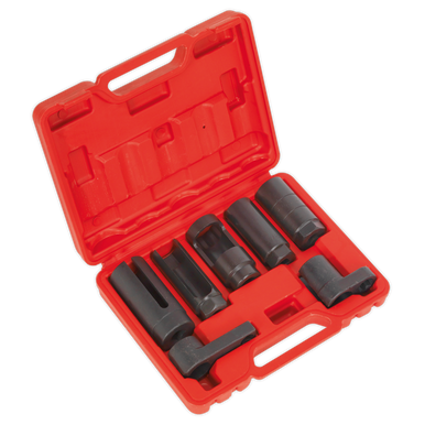 Sealey - Oxygen Sensor Socket Set 7pc 3/8inch and 1/2inchSq Drive