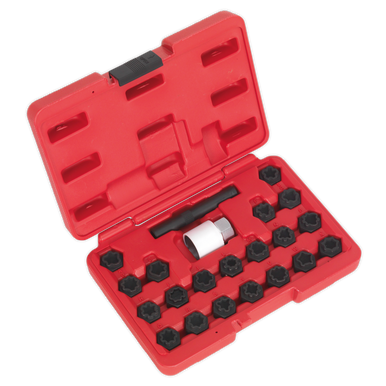 Sealey - Locking Wheel Nut Key Set 22pc Audi