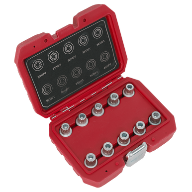 Sealey - Locking Wheel Nut Key Set 10pc BMW and Mini