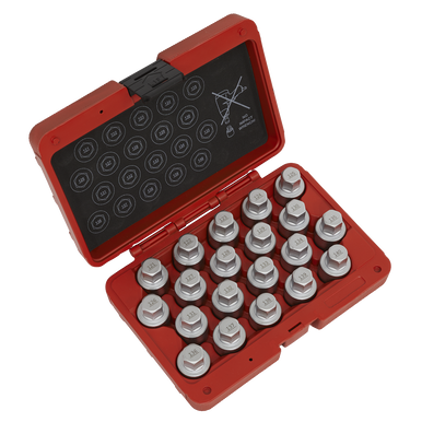 Sealey - Locking Wheel Nut Key Set 20pc Vauxhall-B