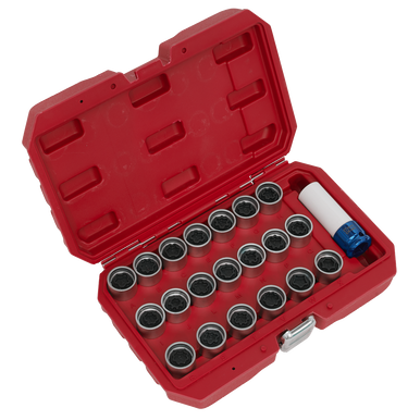 Sealey - Locking Wheel Nut Key Set 21pc Audi