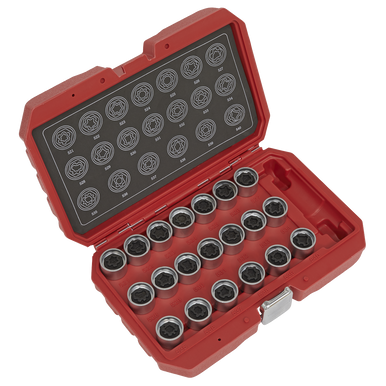 Sealey - Locking Wheel Nut Key Set 20pc VAG