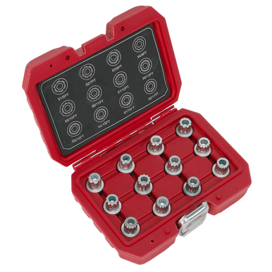 Sealey - Locking Wheel Nut Key Set 12pc VW