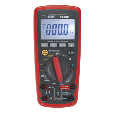 Sealey - Digital Automotive Analyser 12 Function with Inductive Coupler