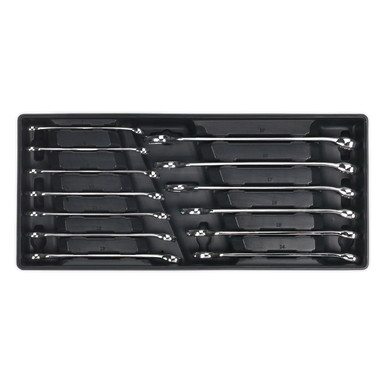 Sealey - Tool Tray with Combination Spanner Set 13pc Metric