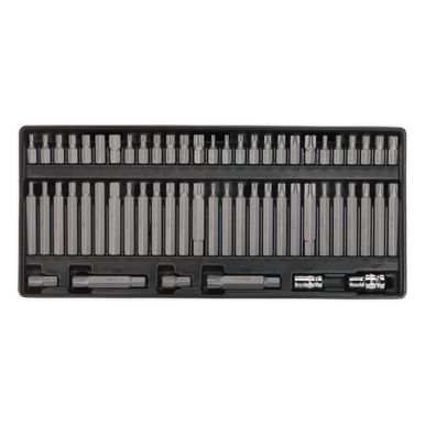 Sealey - Tool Tray with Security TRX-Star/Hex/Ribe/Spline Bit Set 60pc