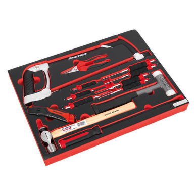 Sealey - Tool Tray with Hacksaw Hammers and Punches 13pc TBTP06UK
