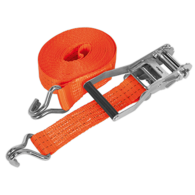 Sealey - Ratchet Tie Down 50mm x 6m Polyester Webbing 3000kg