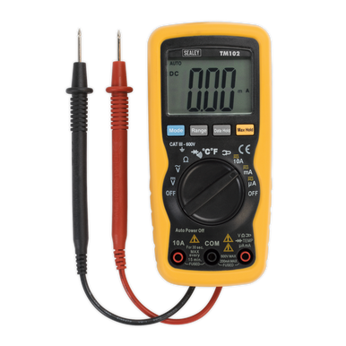Sealey - Professional Auto-Ranging Digital Multimeter 8-Function