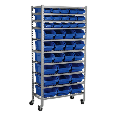 Sealey - Mobile Bin Storage System 36 Bins