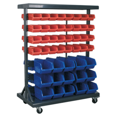 Sealey - Mobile Bin Storage System with 94 Bins
