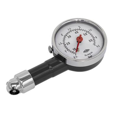 Sealey - Tyre Pressure Gauge Dial Type 0-4.5bar0-60psi