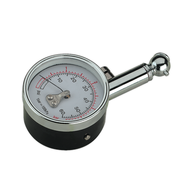 Sealey - Tyre Pressure Gauge 0-4bar0-60psi