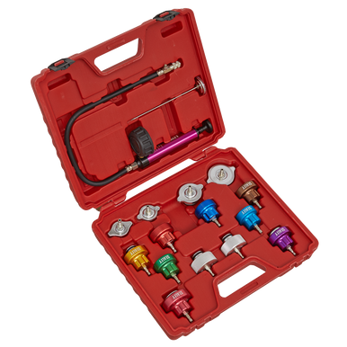 Sealey - Cooling System Pressure Test Kit 16pc