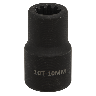 Sealey - Brake Caliper Socket 3/8inchSq Drive 10mm Square Ribe 10pt