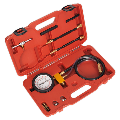 Sealey - Fuel Injection Pressure Test Kit Test Port