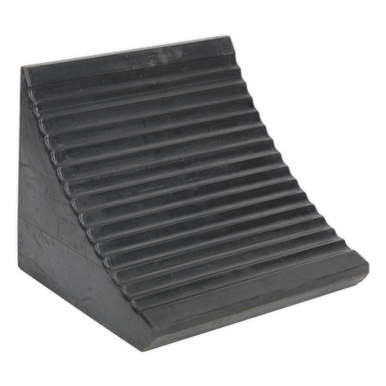 Sealey - Heavy-Duty Rubber Wheel Chock 12kg Single