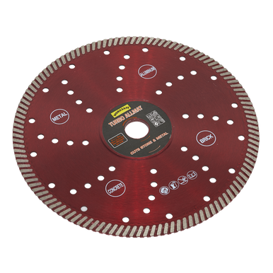 Sealey - Turbo Allmat Diamond Blade Dia230 x 22mm