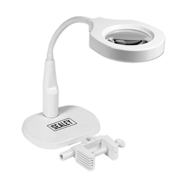 Sealey - Dimmable Dual Mounting Magnifying Work Light 230V 45 SMD LED