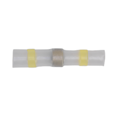 Sealey - Heat Shrink Butt Connector Solder Terminal 12-10 AWG Yellow