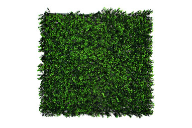 Artificial Green Wall Hedge with Small Light Green Leaf Foliage Pack of 4