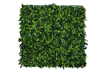 Artificial Green Wall Hedge with Mixed Leaf and Ivy Type Foliage Pack of 4