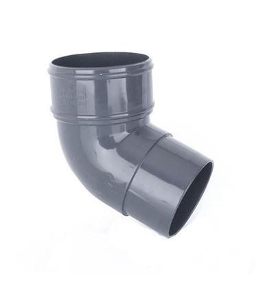 Eurocell Gutter Round Offset Bend 112 Deg 68mm Anthracite