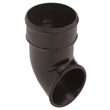 Eurocell Gutter Round Drainpipe Shoe 68mm White