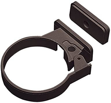 Eurocell Gutter Round Single Fix Downpipe Clip 68mm Brown