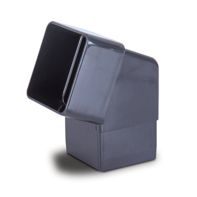 Eurocell Gutter Square Offset Pipe Bend 112 Deg 65mm Anthracite