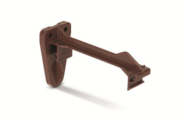 Eurocell Gutter Square Top Hung Fascia Bracket 114mm Brown