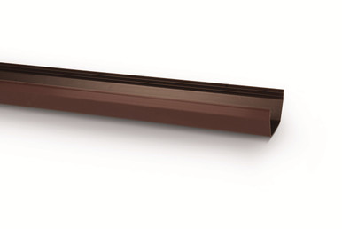 Eurocell Gutter Square 114mm 4m Brown