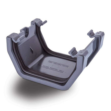 Eurocell Gutter Square Union Bracket 114mm Anthracite