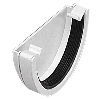 Eurocell Gutter Universal XL External End Cap White