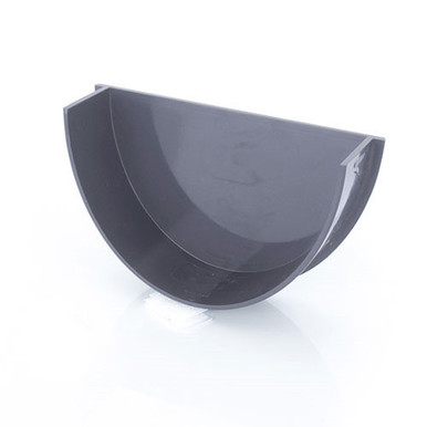 Eurocell Gutter Universal XL Internal End Cap Anthracite