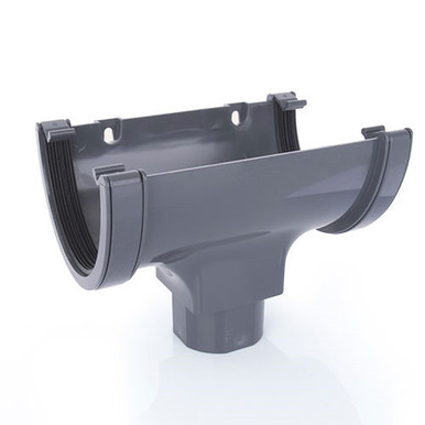Eurocell Gutter Universal XL Running Outlet Anthracite