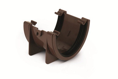 Eurocell Gutter Universal XL Union Bracket Brown