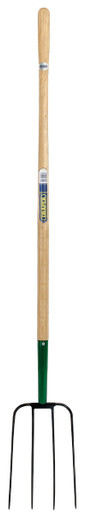 Draper - 4 Prong Manure Fork with Wood Shaft