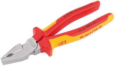 Draper -  Knipex 02 06 200 200mm Fully Insulated High Leverage Combination Pliers