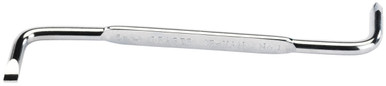Draper - 5mm Plain Slot x No 1 PZ Type 125mm Angled Screwdriver