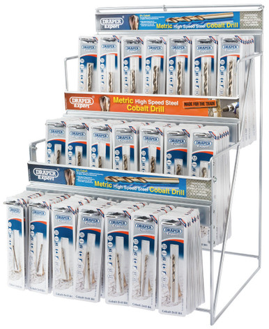 Draper - Assorted Metric HSS Cobalt Drill Bit Merchandiser 130 Piece