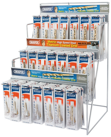 Draper - Assorted Metric HSS Titanium Drill Bit Merchandiser 179 Piece